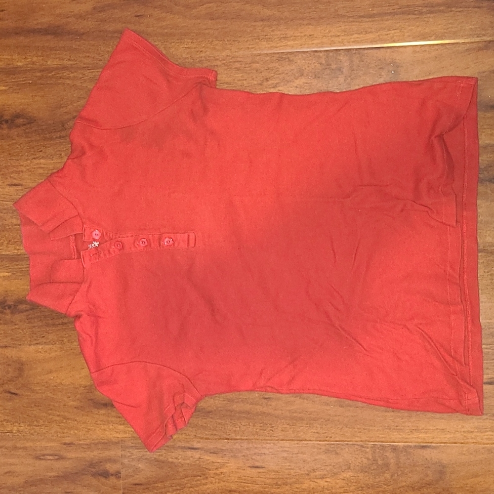 Red Kid's Polo - Picture 2 of 2